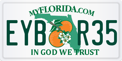 FL license plate EYBR35