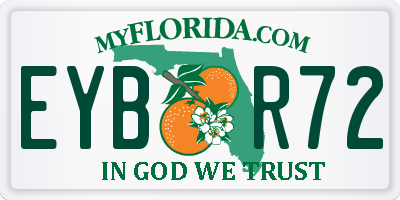 FL license plate EYBR72