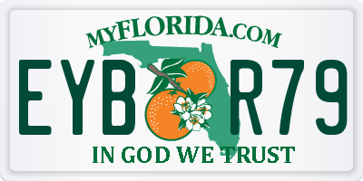 FL license plate EYBR79