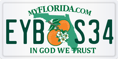 FL license plate EYBS34