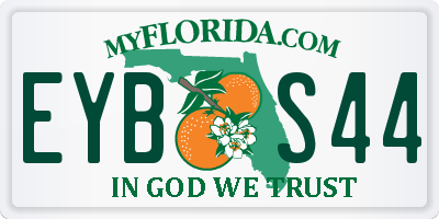 FL license plate EYBS44