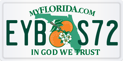 FL license plate EYBS72