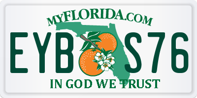 FL license plate EYBS76