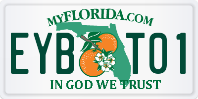 FL license plate EYBT01