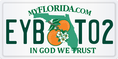 FL license plate EYBT02