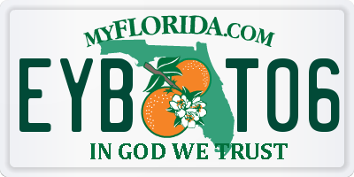 FL license plate EYBT06