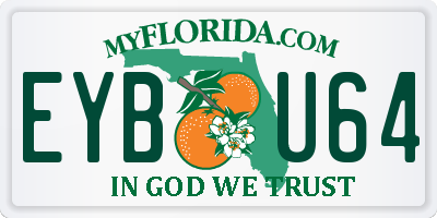 FL license plate EYBU64