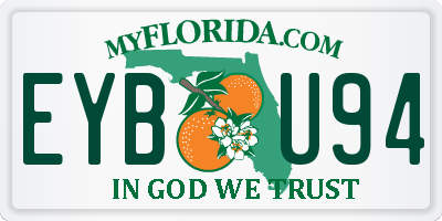 FL license plate EYBU94