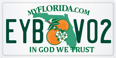 FL license plate EYBV02