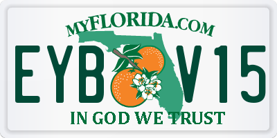 FL license plate EYBV15