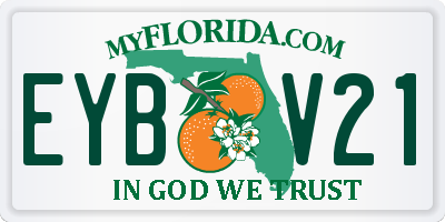 FL license plate EYBV21