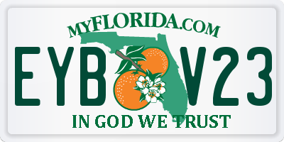 FL license plate EYBV23