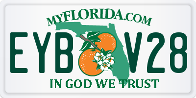 FL license plate EYBV28