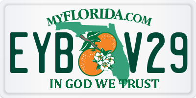 FL license plate EYBV29