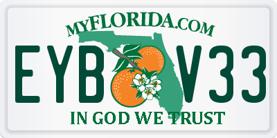 FL license plate EYBV33