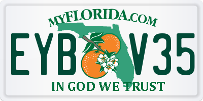 FL license plate EYBV35