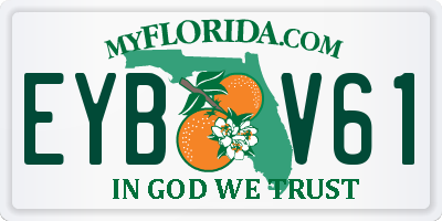 FL license plate EYBV61