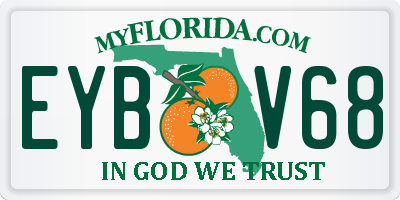 FL license plate EYBV68