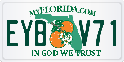 FL license plate EYBV71
