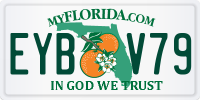 FL license plate EYBV79