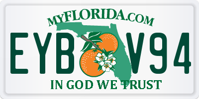 FL license plate EYBV94