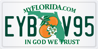 FL license plate EYBV95