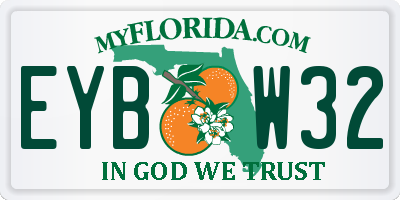 FL license plate EYBW32