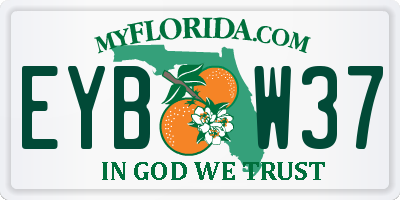 FL license plate EYBW37