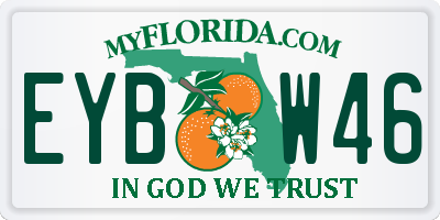 FL license plate EYBW46