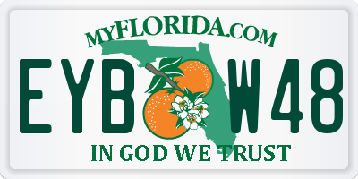 FL license plate EYBW48
