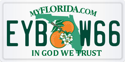 FL license plate EYBW66