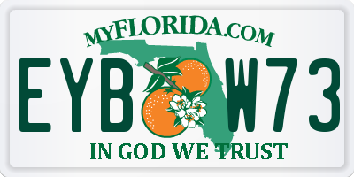 FL license plate EYBW73