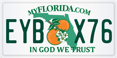 FL license plate EYBX76