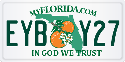 FL license plate EYBY27