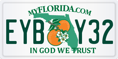 FL license plate EYBY32