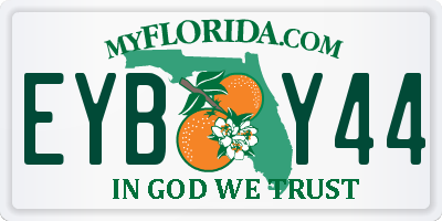 FL license plate EYBY44