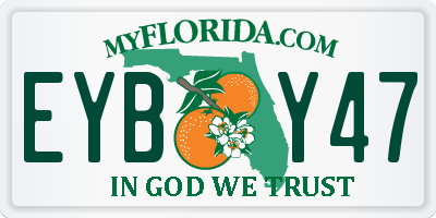 FL license plate EYBY47