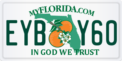 FL license plate EYBY60