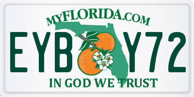 FL license plate EYBY72