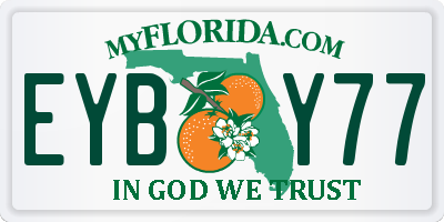 FL license plate EYBY77