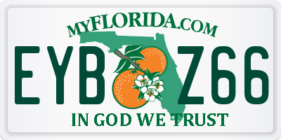 FL license plate EYBZ66