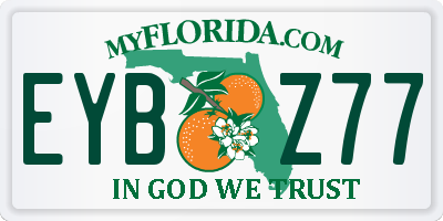 FL license plate EYBZ77