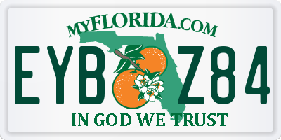 FL license plate EYBZ84