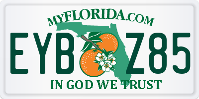 FL license plate EYBZ85