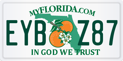 FL license plate EYBZ87