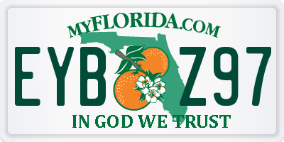 FL license plate EYBZ97