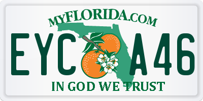 FL license plate EYCA46