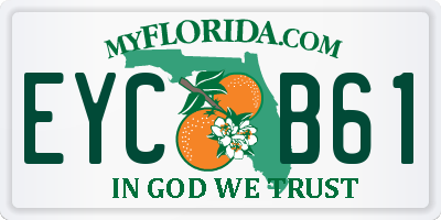FL license plate EYCB61