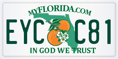 FL license plate EYCC81