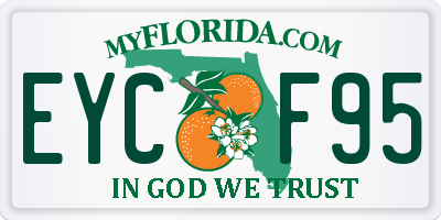 FL license plate EYCF95